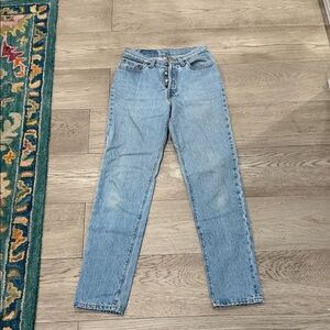 Levi's 501 light blue denim jeans